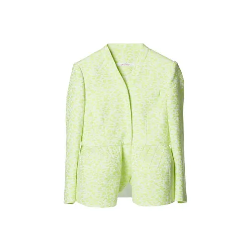 PushBUTTON Cropped Coats Women's Green