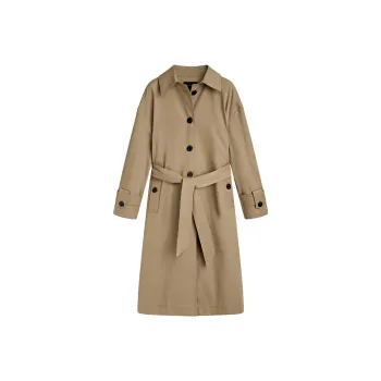Massimo Dutti Trench Coat Women's Camel