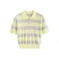 Yellow with Gray Stripes