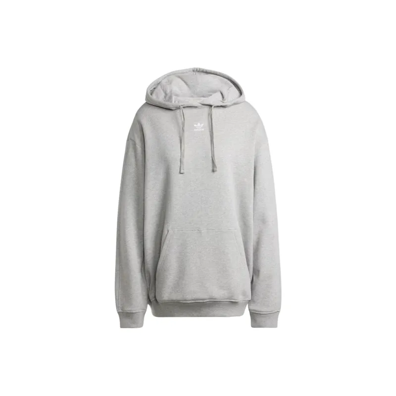 Adidas Essentials Loose French Terry Hoodie Medium Grey Heather-0