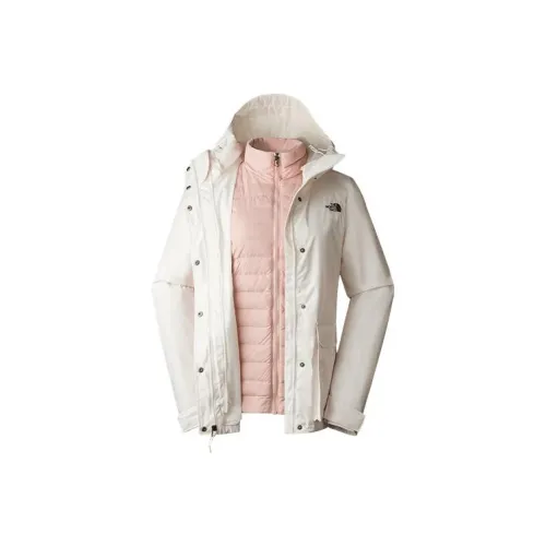 THE NORTH FACE City Outdoor Collection Waterproof And Windproof To Keep Warm Windbreaker Jacket Women's White