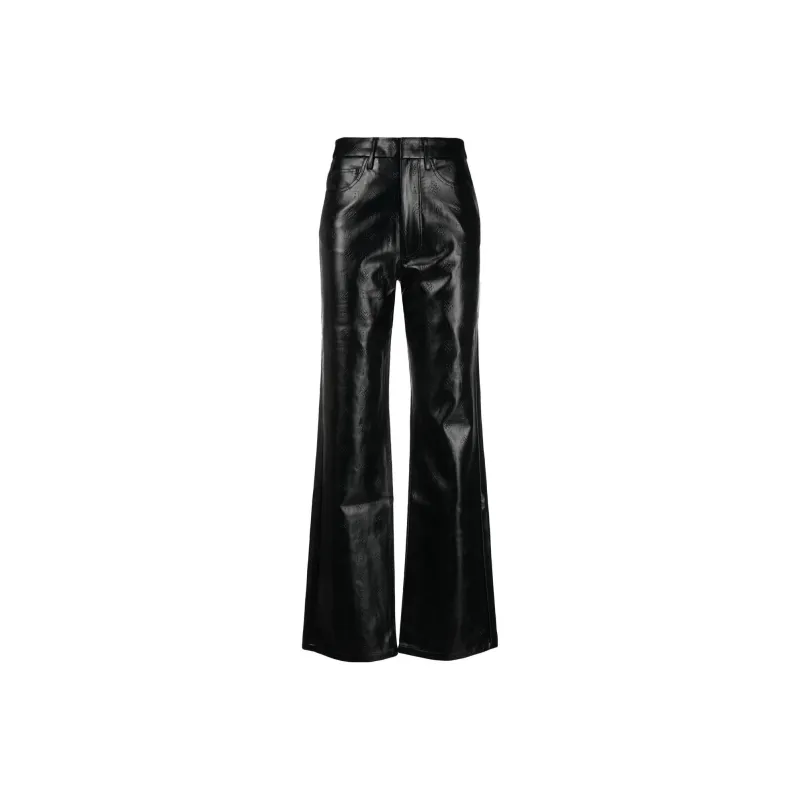 Rotate High-Waisted Faux Leather Pants-0