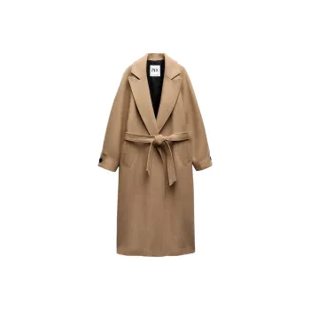 ZARA Coats Women's Tan