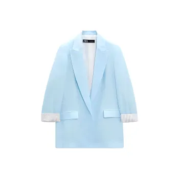 ZARA Business Suits Women's Sky Blue