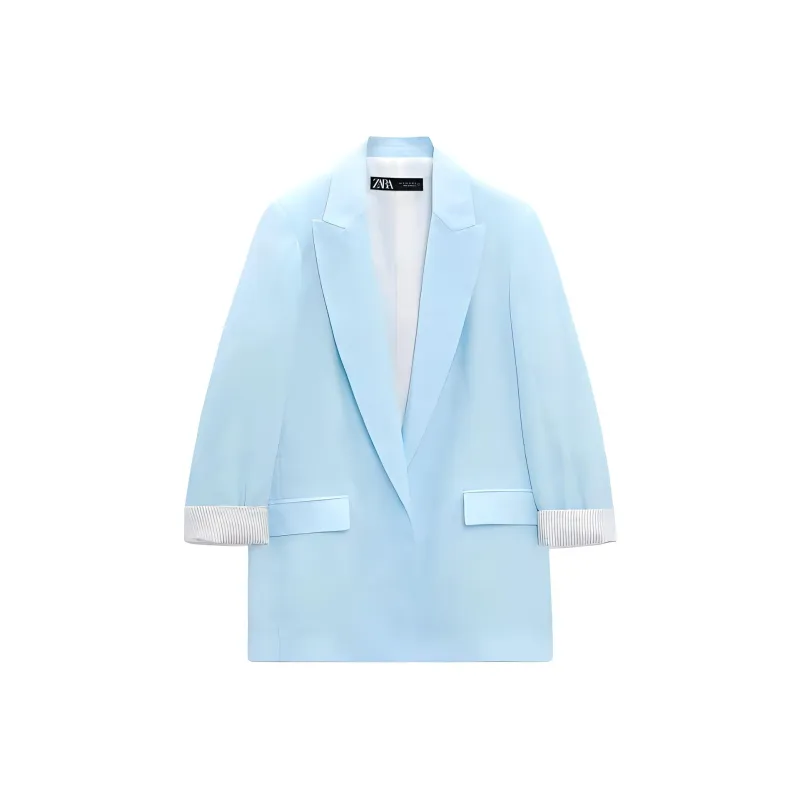 ZARA Business Suits Women's Sky Blue-0