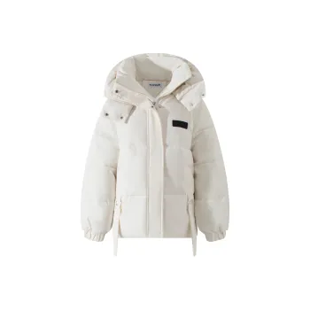 TURN UP Puffer Jacket Women's Ecru