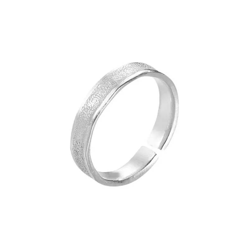 Nine Music 999 Fine Silver Sterling Silver Rings Unisex-0