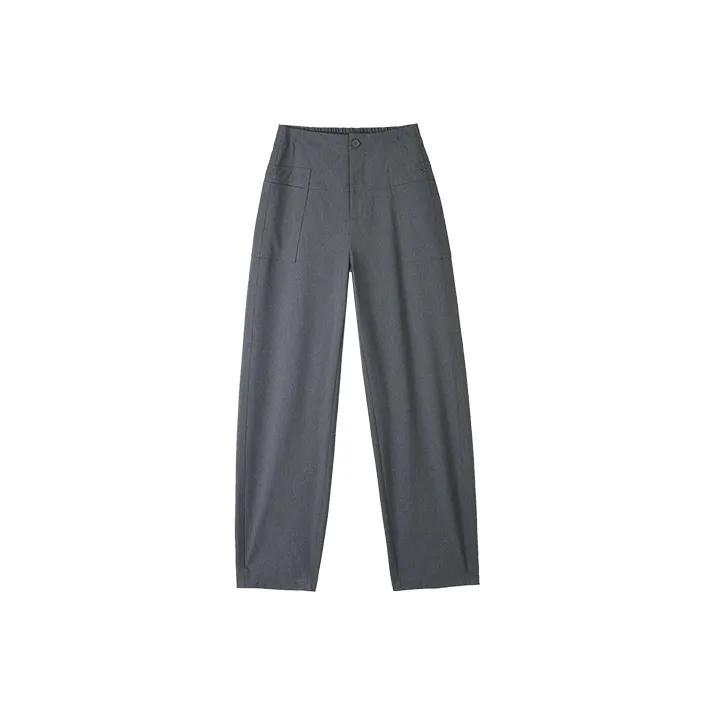 HIPPIEMISS Casual Pants Women's Gray-0