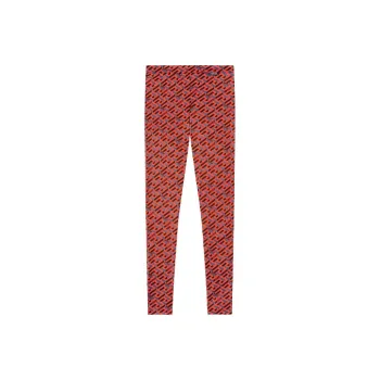 VERSACE Leggings Women's Red