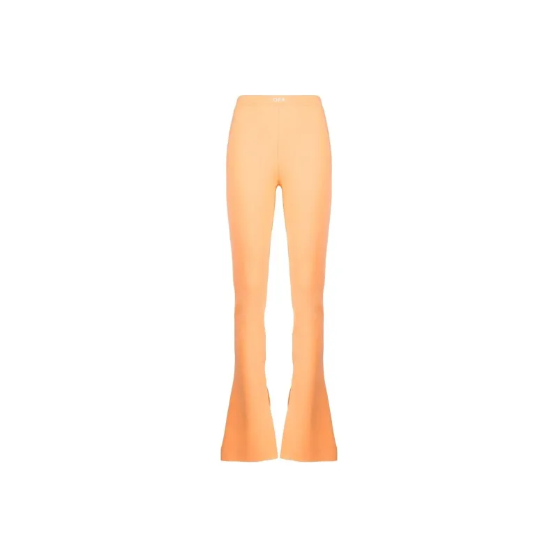 OFF WHITE Sleek Logo Printed High Waist Leggings-0