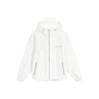 LiNing UV Protection UPF100+Water Repellent Lightweight Sun Protection Clothing Women's Standard White