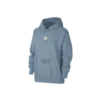 JORDAN Golden State Warriors Flight Fleece Women's JORDAN Nba Satin Lined Pullover Hoodie