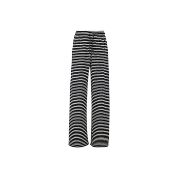 FHMY Casual Pants Women's Black White