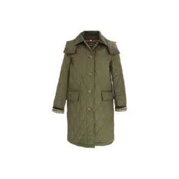 Burberry Puffer Jacket Women's Army Green