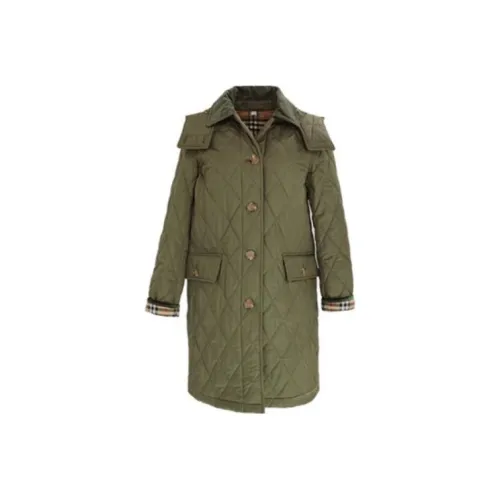 Burberry Puffer Jacket Women's Army Green