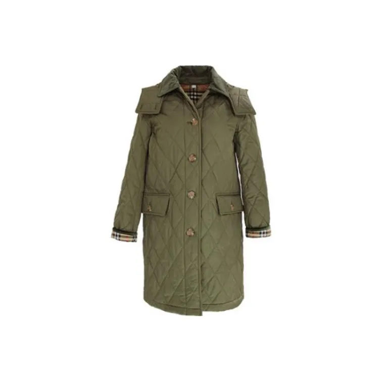 Burberry Puffer Jacket Women's Army Green-0