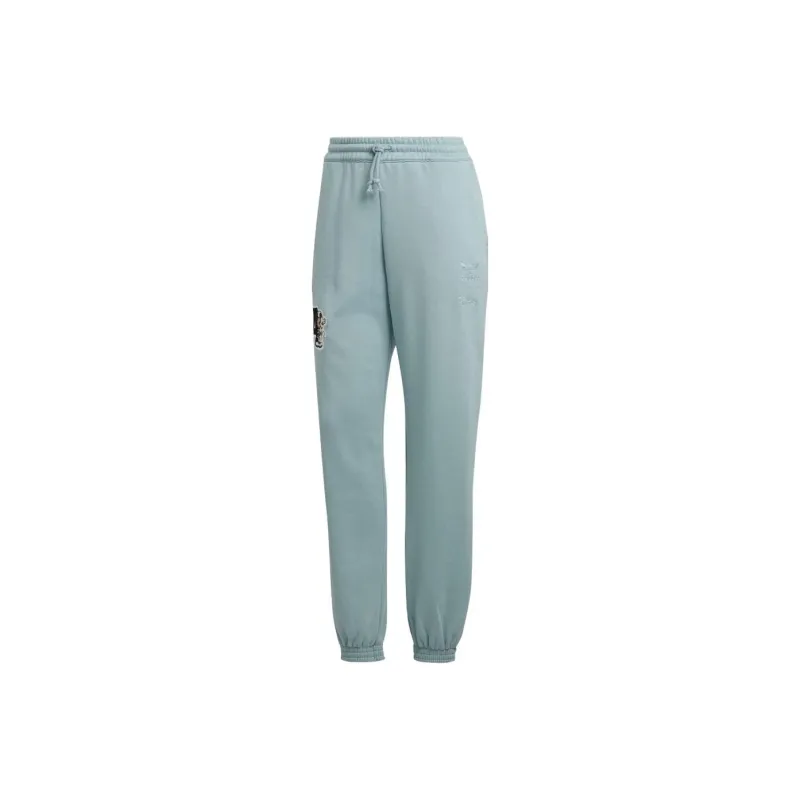 Adidas Knitted Sweatpants Women's Blue-0