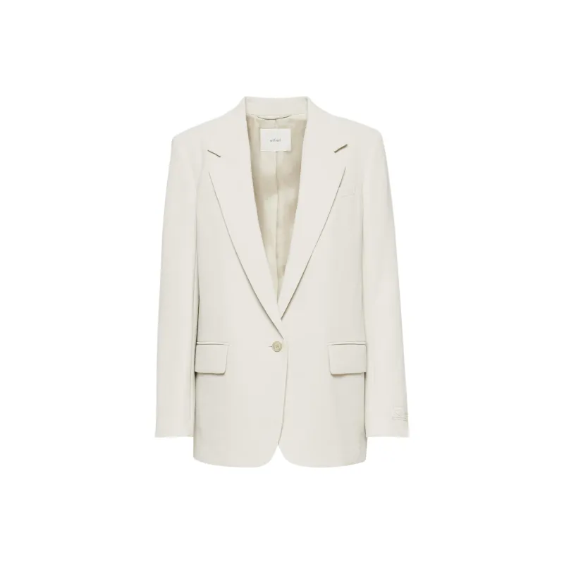 ARITZIA Wilfred New Generation Blazer Business Suit Women's Matte Pearl/Matte Pearl-0