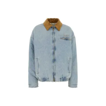 MIU MIU Denim Jacket Women's Blue