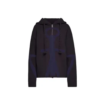 JW Anderson Anchor intarsia Hoodie