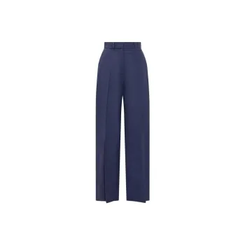 CASABLANCA Pressed Crease Wide-Leg Trousers