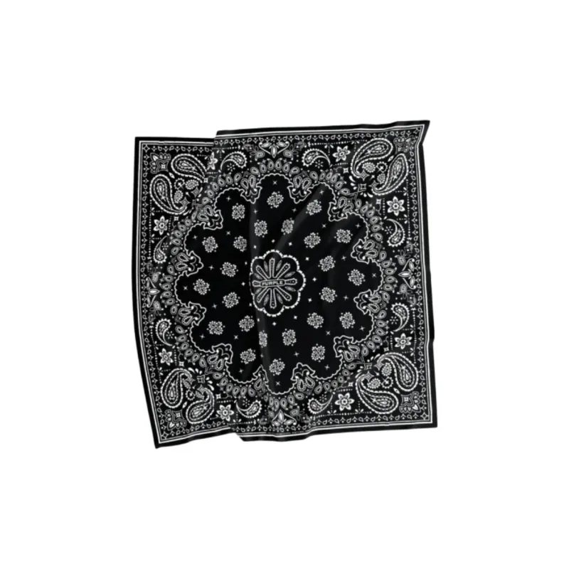 PURPLE BRAND Cotton Headwraps Unisex Black-0