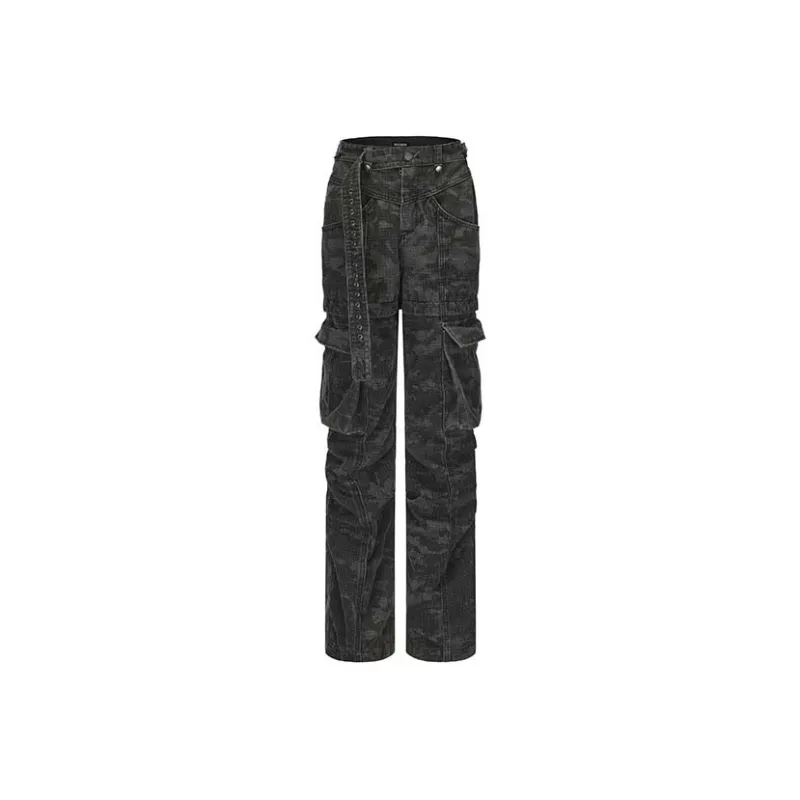 FDMWAVE Jeans Men Camouflage Gray-0