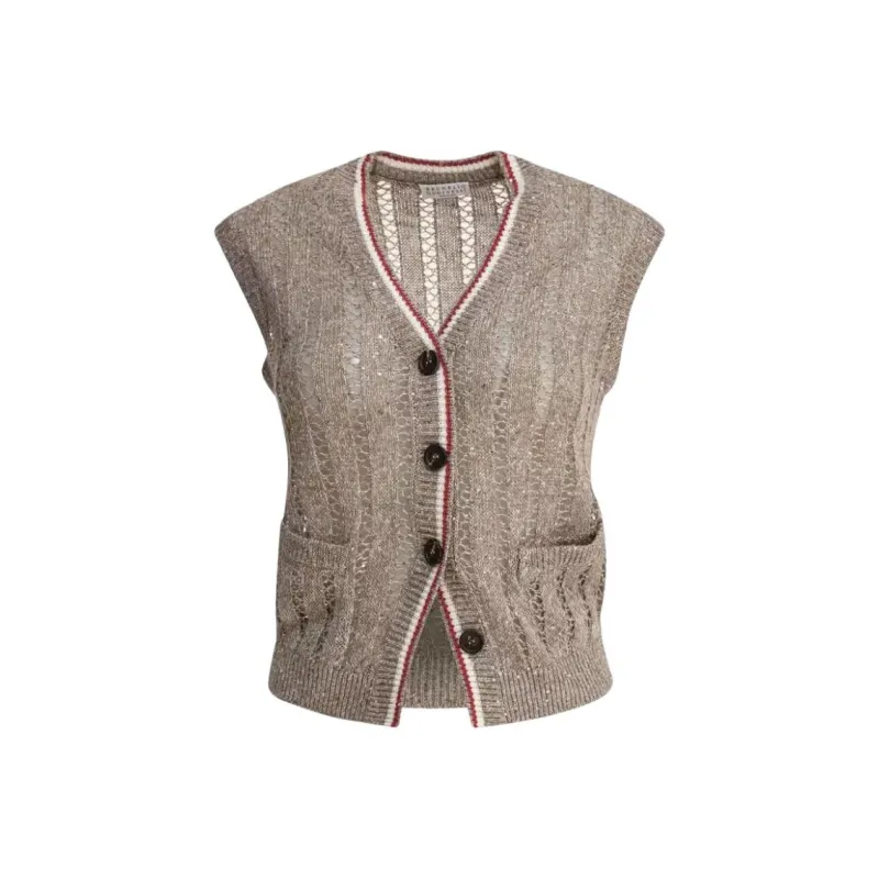 Brunello Cucinelli Sleeveless Sweater-0