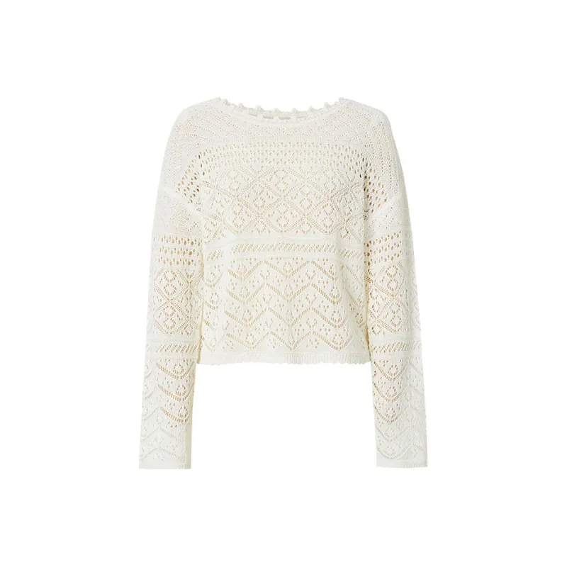 Hopeshow Knitwear Women's Ecru 004-0