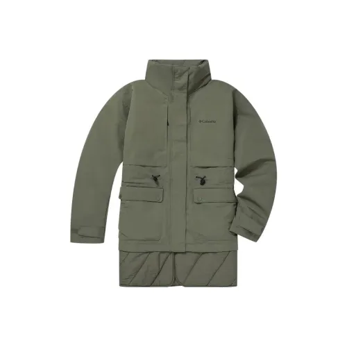 Columbia Puffer Jackets Women's Green