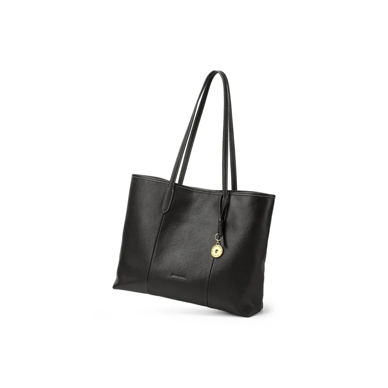 PIERRE CARDIN Top Grain Cow Leather Tote Bag, Shoulder Bag Regular Women's Black/Brown/Burgundy-4