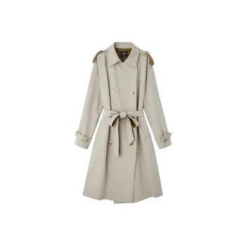 【dme】 Trench Coat Women's Light Coffee