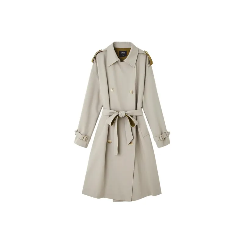 【dme】 Trench Coat Women's Light Coffee-0
