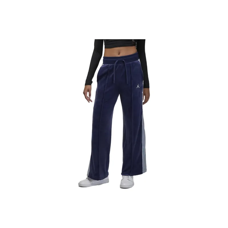 Jordan Knitted Sweatpants Women's Blue-0