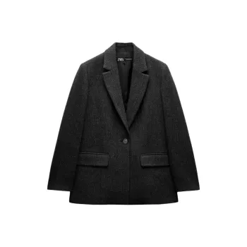 ZARA Business Suit Women's Charcoal Gray