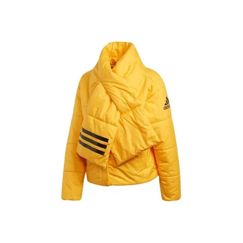 Adidas Cropped Coats Women's Gold