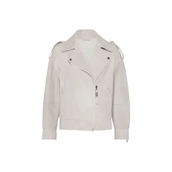 Brunello Cucinelli Long Sleeved Zip Up Jacket