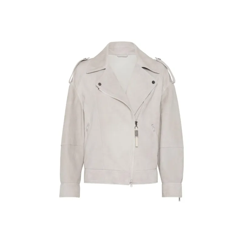 Brunello Cucinelli Long Sleeved Zip Up Jacket-0