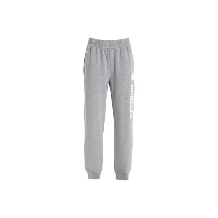 Moncler SS21 Knitted Sweatpants Women's Gray-0
