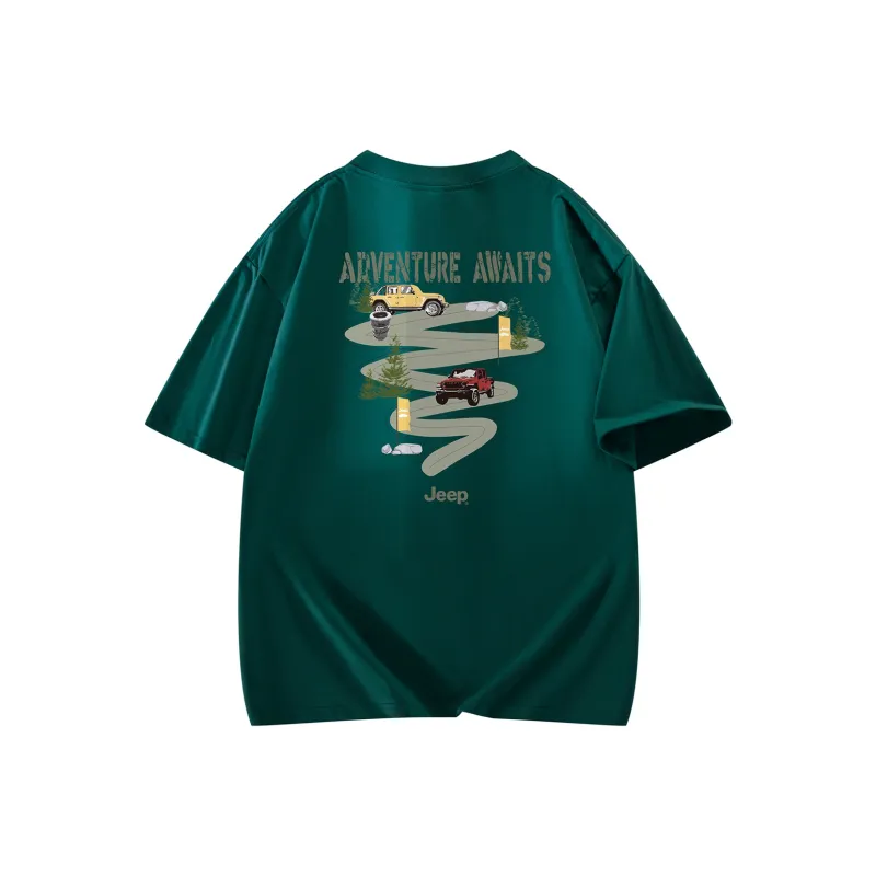 Jeep Pasture Horse Lifestyle T Shirt Unisex-14