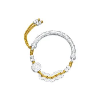 Silver Arashi Sterling Silver Bracelet 999 Fine Silver Women's