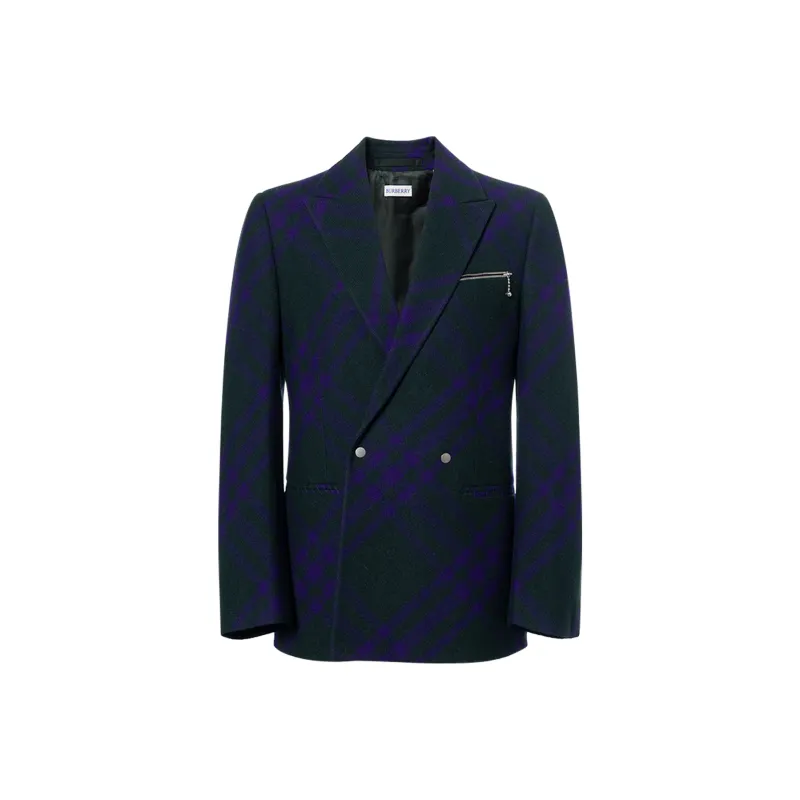 Burberry FW23 Business Suits Coats Women's Dark Purple-0