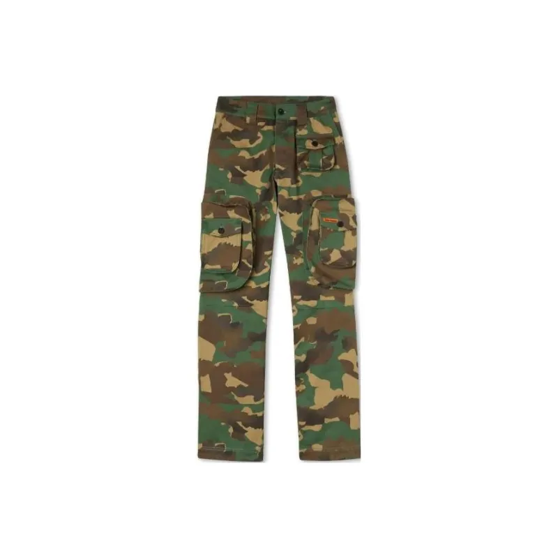 HERON PRESTON Cargo Pocket Trousers 'Camo'-0
