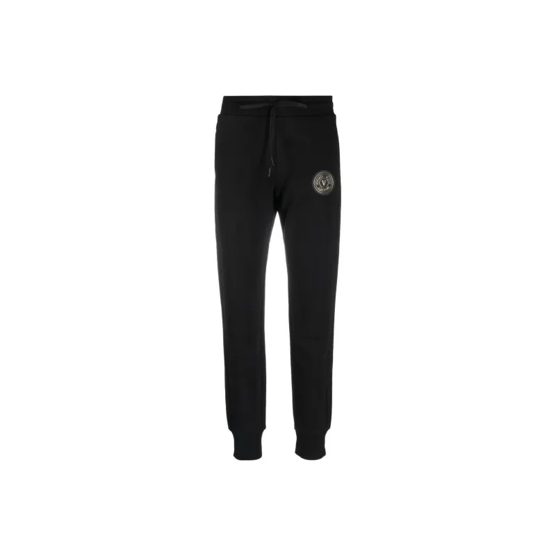 VERSACE JEANS COUTURE SS23 Knitted Sports Pants Women's Black-0