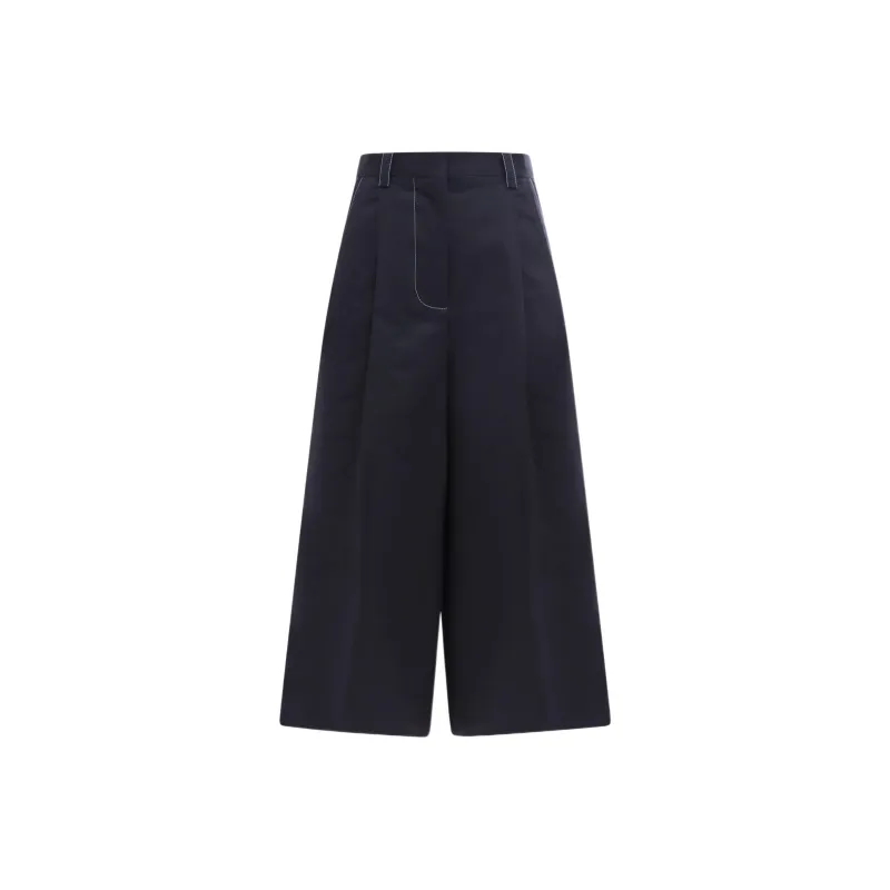 MARNI Knitted Sweatpants Women's Black-0