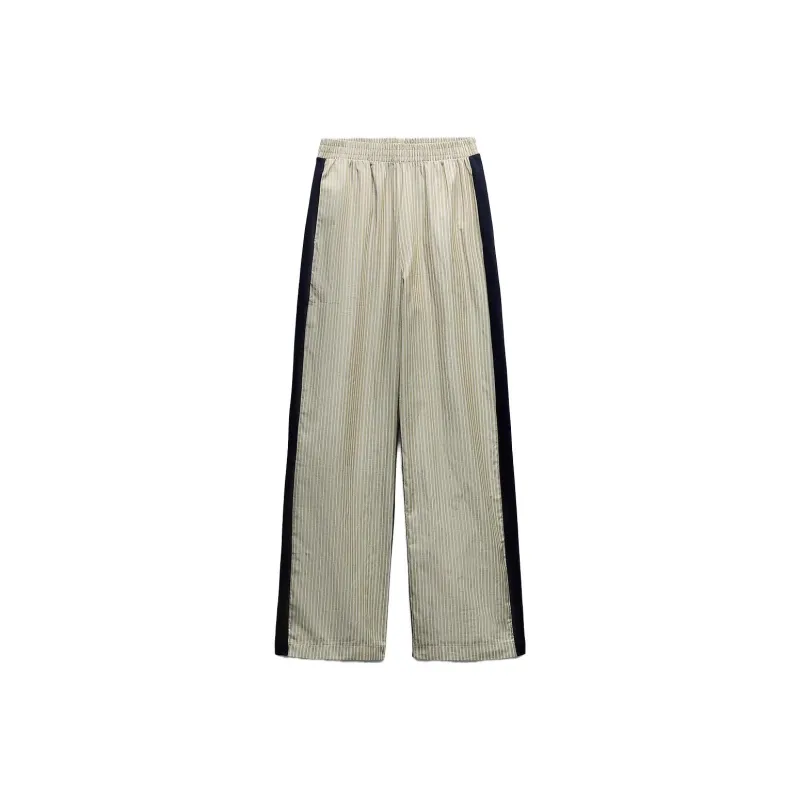 ZARA Casual Pants Women's Brown-Blue-0