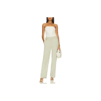 FREE PEOPLE Falling OUT Trousers Casual Pants Women's Clover Green