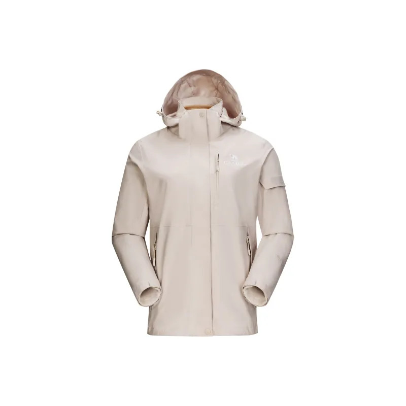 CAMEL Water Resistant Windproof Breathable Wear Resistant Warm Windbreaker Jacket Women's-3