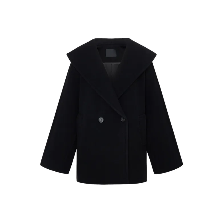 MO&CO Coats Women's Black-0
