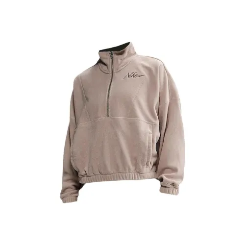 Nike Clothing Sweatshirts Women's Beige